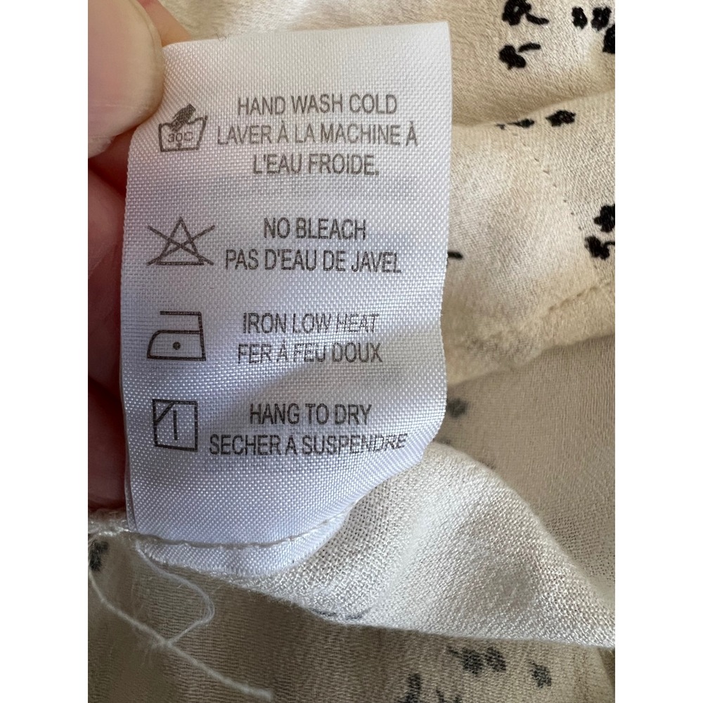 Saltwater Luxe Recycled Viscose Floral Maxi Dress V-Neck Tiered Cream S2161-W392 - Picture 7 of 10